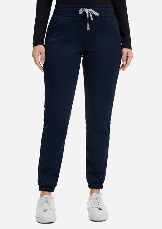 Cozyra 3-Pockets Fleece-Lined Scrub Pants