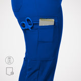 Casey 10-Pockets Straight-leg Scrub Pants