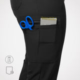 Casey 10-Pockets Straight-leg Scrub Pants