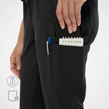 Casey 10-Pockets Straight-leg Scrub Pants