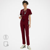 Casey 10-Pockets Straight-leg Scrub Pants