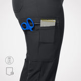 Casey 10-Pockets Straight-leg Scrub Pants