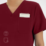 Clara Air V-Neck Scrub Top