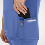 Clara Air V-Neck Scrub Top