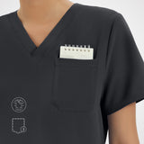 Clara Air V-Neck Scrub Top