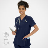 Clara Air V-Neck Scrub Top