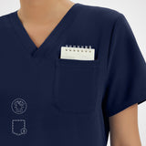 Clara Air V-Neck Scrub Top