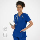 Clara Air V-Neck Scrub Top