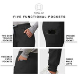 High Waisted Joycelyn 5-Pockets Jogger Scrub Pants