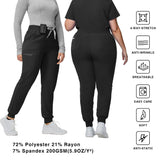 High Waisted Joycelyn 5-Pockets Jogger Scrub Pants