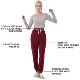 High Waisted Joycelyn 5-Pockets Jogger Scrub Pants