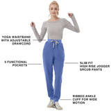 High Waisted Joycelyn 5-Pockets Jogger Scrub Pants