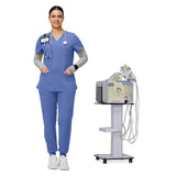 High Waisted Joycelyn 5-Pockets Jogger Scrub Pants