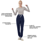 High Waisted Joycelyn 5-Pockets Jogger Scrub Pants