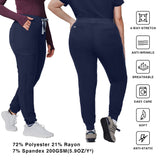 High Waisted Joycelyn 5-Pockets Jogger Scrub Pants