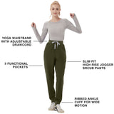 High Waisted Joycelyn 5-Pockets Jogger Scrub Pants