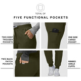 High Waisted Joycelyn 5-Pockets Jogger Scrub Pants