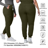 High Waisted Joycelyn 5-Pockets Jogger Scrub Pants