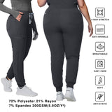 High Waisted Joycelyn 5-Pockets Jogger Scrub Pants