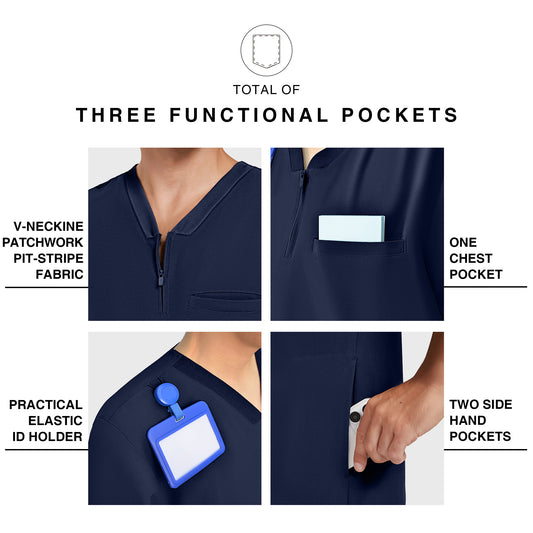 Harrison Air V-Neck Scrub Top